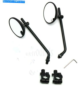Mirror 2{jo[T3 "RetroEh10mmTCh[r[~[I[goC 2x Universal 3hRetro Round 10mm Side Rearview Mirrors Motorcycle For Ha-rley