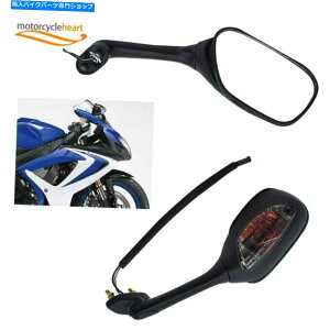 Mirror Suzuki GSXR1000ubN~[X[NC^[VOi2001-16 For Suzuki GSXR1000 Black Mirrors Smoke Turn Signals 2001-16