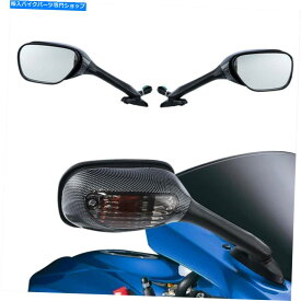 Mirror Carbonfiberターンシグナルリアビューミラーフィット鈴木GSXR600 GSXR750 06-15 CarbonFiber Turn Signal Rear View Mirrors Fit For Suzuki GSXR600 GSXR750 06-15