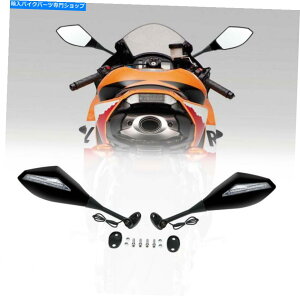 Mirror Ar[~[LED^[MFOT HONDA CBR1000RR 04-07 CBR250R 11-16 Rear View Mirrors LED Turn Signals Fit For Honda CBR1000RR 04-07 CBR250R 11-16