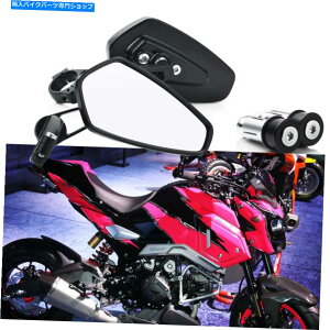 Mirror z_GROM 125 CB500F CB125F CB125F CB125F CBL600RR 7/8 "I[goCo[Gh~[ubN For Honda Grom 125 CB500F CB125F CBR600RR 7/8" Motorcycle Bar End Mirrors Black