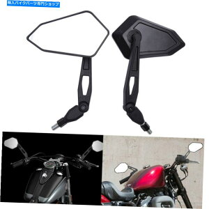 Mirror ؃z_̂߂̃jo[T܂肽ݎubNI[goC̃obN~[ Universal Foldable Black Motorcycle Rearview Mirrors For Suzuki Kawasaki Honda