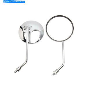 Mirror Honda Shadow Spirit VT 750/1100 VTX 1300/1800̂߂ChromeI[goC~[M10 Chrome Motorcycle Mirrors M10 for Honda Shadow Spirit VT 750/1100 VTX 1300/1800