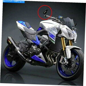 Mirror ���Z1000 Z900 Z800 Z750�̂��߂�7/8 "�n���h���o�[�G���h�I�[�g�o�C�̃o�b�N�~���[�~���[ 7/8" Handle Bar End Motorcycle Rearview Mirror For Kawasaki Z1000 Z900 Z800 Z750
