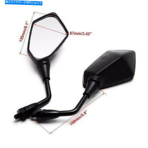 Mirror ubNAO~[̃yAAprilia Tuono 1000 R 2007N2011Nɓo Pair Of Black Angle Mirrors Aprilia Tuono 1000 R 2007 TO 2011 EMARKED