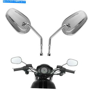 Mirror Dyna Fatboy Road King Electra Glidec[O邽߂1{̃yAN[obN~[ One Pair Chrome Rearview Mirrors For Touring Dyna Fatboy Road King Electra Glide