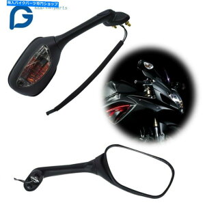 Mirror Suzuki GSXR1000ubN~[X[NC^[VOi2001-16 For Suzuki GSXR1000 Black Mirrors Smoke Turn Signals 2001-16