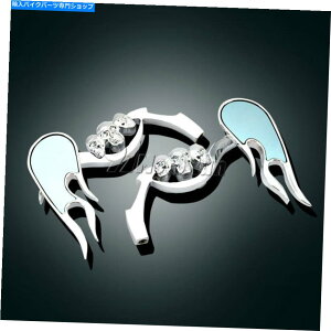 Mirror ���}�nV-STAR XVS 650 1100�J�X�^��Silverado��Chrome Skull Resive Mirrors Chrome Skull Rearview Mirrors For Yamaha V-Star XVS 650 1100 Custom Silverado�y���s�A���i�z