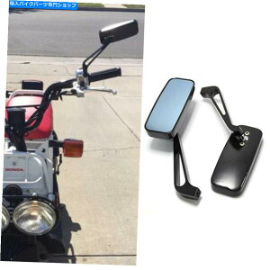 Mirror z_CB1100 CB1000 CB750 CB650̂߂̒`̍I[goC̗̃~[ Rectangle Black Motorcycle Wing Mirrors For Honda CB1100 CB1000 CB750 CB650 US