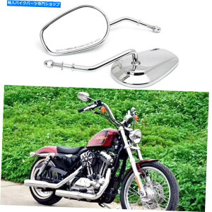 Mirror Harley 72 2 XL1200V Sportster 1200 883�̂��߂̃y�A�N���[���I�[�g�o�C�~���[ Pair Chrome Motorcycle Mirrors For Harley Seventy Two XL1200V Sportster 1200 883�y���s�A���i�z