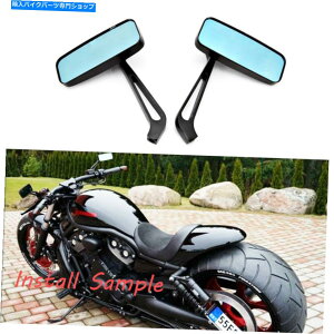 Mirror uo[hM109R M50ؐN700pX[Nu[I[goC~[10mm Smoke Blue Motorcycle Mirrors 10MM For Boulevard M109R M50 Suzuki Intruder 700