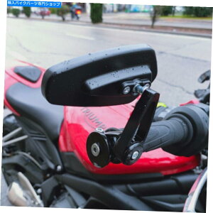 Mirror DUCATI 1199�p�j�Q�[���I�[�g�o�C7/8 �o�[�G���h���A�r���[�T�C�h�~���[�u���b�N For Ducati 1199 Panigale Motorcycle 7/8 Bar End Rear View Side Mirrors Black�y���s�A���i�z