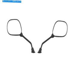 Mirror ~[E8mm`XN[^[Yamaha NCX125iE}[Ntj Mirrors Left & Right 8mm Black Rectangle Scooter Yamaha NCX125 (E-Marked)