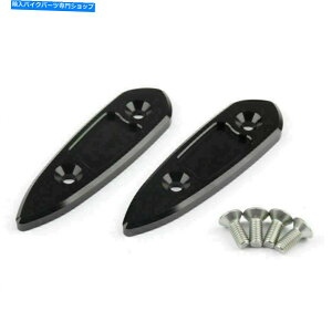 Mirror CNC�~���[�z�[���L���b�v�J�o�[�t�B�b�gYamaha YZF R3 2015-2016 R25 2013-15�u���b�N�t�F�f�b�N�X CNC Mirror Hole Cap Covers Fits Yamaha YZF R3 2015-2016 R25 2013-15 Black Fedex�y���s�A���i�z
