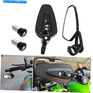 Mirror Z1000 Z800 Z750 Z300 Z250pubNI[goC7/8uo[Gh~[v Black Motorcycle 7/8" Bar End Mirrors For Kawasaki Z1000 Z800 Z750 Z300 Z250