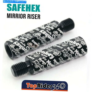 Mirror z_L[125 2018 192018 2018 2018 2018 2018 2018 20 Graffiti Logo 10mm Stem Mirror Extender Adaptor For Honda Monkey 125 2018 19 20