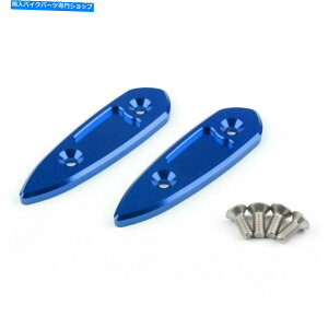 Mirror }nYZF R3 2015-2016 R25 2013-2015u[FD̂߂CNC~[z[LbvJo[ CNC Mirror Hole Cap Covers For Yamaha YZF R3 2015-2016 R25 2013-2015 Blue FD