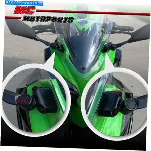 Mirror f~[CU[A_v^[tBbgE400 ex400 2018-2020 18 19 Delrin Mirrors Riser Adaptor Fit Kawasaki Ninja 400 EX400 2018-2020 18 19