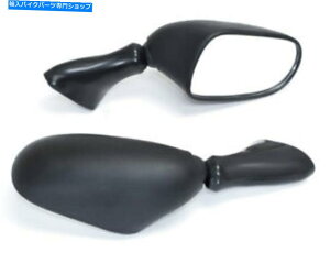 Mirror 黒のオートバイのミラーは1998年から2006年のための左右の右鈴木GSX750Fカタナ Black Motorcycle Mirrors Left & Right For 1998-2006 Suzuki GSX750F Katana