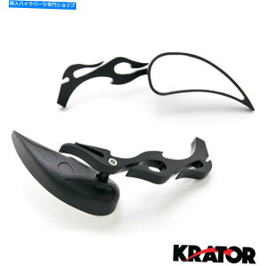 Mirror ���}�nV-STAR VSTAR V STAR XVS 1100�J�X�^���̂��߂̗܃h���b�v�u���b�N�~���[ Tear Drop Black Mirrors For Yamaha V-Star Vstar V Star XVS 1100 Custom�y���s�A���i�z