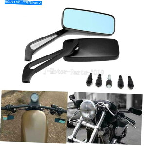 Mirror }nV-STAR 650 950 1100 1300NVbNXgCJ[̂߂̒`̃obN~[ Rectangle Rearview Mirrors For Yamaha V-Star 650 950 1100 1300 Classic Stryker