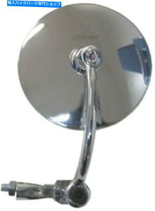 Mirror ~[NEh܂͉Eo[Gh^Cvidq}[Nj Mirror Chrome Round Left or Right Bar End Type (E-Marked)