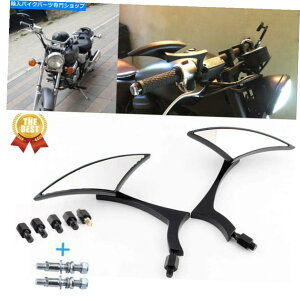 Mirror n[[N[U[`bp[{oč̃`[bNubNu[hTCuTCh~[ Motorycle Black Blade Rearview Side Mirrors For Harley Cruiser Chopper Bobber US