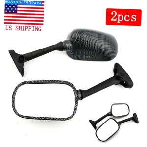 Mirror GSXR1000 SV650 / 1000S[VÔ߂̃yAI[goC̃obNTCh~[ Pair Motorcycle Rearview Side Mirrors For Suzuki GSXR1000 SV650/1000S Racing US