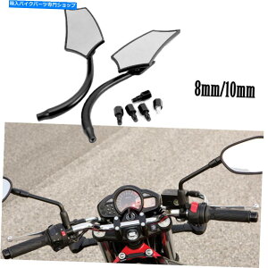 Mirror [^[TCÑobN~[̓z_VhEGAt@gVLX VT750 VT1100 Motorcycle Rearview Mirrors Fit For Honda Shadow Aero Phantom VLX VT750 VT1100