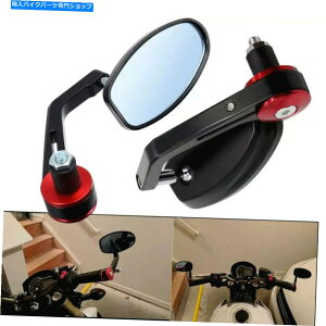 Mirror }nMT07 MT09 FZ07 FZ6 7/8uI[goCo[GhTC[~[ubN22mm For Yamaha MT07 MT09 FZ07 FZ6 7/8" Motorcycle Bar End Rearview Mirror Black 22mm