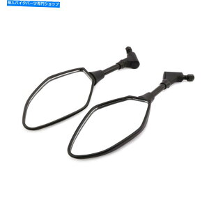 Mirror MT-09g[T[FZ-09 YZF R3 MT-03 FZ07ubNp2s[XAr[TCh~[ 2Pcs Rearview Side Mirrors For MT-09 TRACER FZ-09 YZF R3 MT-03 FZ07 Black