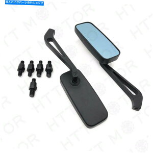 Mirror z_CB1000R CB1300 CB600FpubNI[goCAr[~[8mm 10mm BLACK MOTORCYCLE REARVIEW MIRRORS 8mm 10mm FOR HONDA CB1000R CB1300 CB600F
