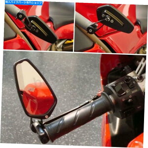 Mirror Yamaha YZF 600 R1 R6 R6Ŝ߂̐VA~_̌㕔_̑ʂ̃~[ New Black Aluminum Bar End Rear View Side Mirrors For Yamaha YZF 600 R1 R6 R6S