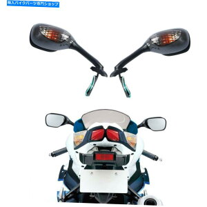 Mirror Ar[~[Suzuki GSXR600 750 06-15 GSXR1000 05-15̂߂̃VOitBbg Rear View Mirrors Turn Signals Fit For Suzuki GSXR600 750 06-15 GSXR1000 05-15
