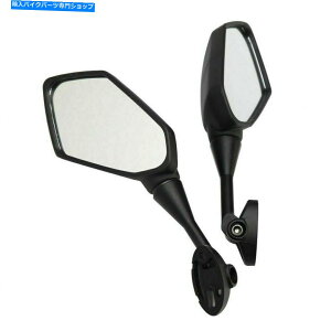 Mirror 2s[XubNI[goCAr[TCh~[tBbgz_O胄}n 2Pcs Black Motorcycle Rearview Side Mirrors Fit for Honda Grom Kawasaki Yamaha