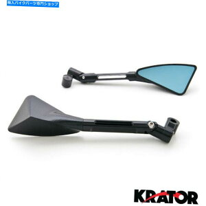 Mirror z_CBR 1000 1000RR CBR1000pJX^Ar[~[ubNyAW /A_v^[ Custom Rear View Mirrors Black Pair w/Adapters For Honda CBR 1000 1000RR CBR1000