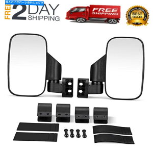 Mirror John Deere Gator�̂��߂̃y�AUTV�T�C�h�~���[HPX 625i 825i 840i RSX 860i 855D Pair UTV Side Mirror for John Deere Gator HPX 625i 825i 840i RSX 860i 855D�y���s�A���i�z