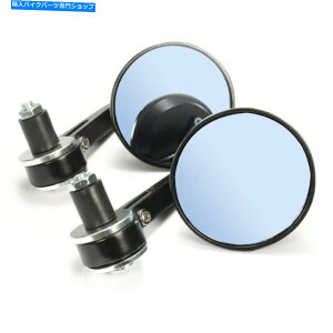 Mirror yAI[goCo[GhTC[~[+EEh7/8 "22mmA`OA A Pair Motorcycle Bar End Rearview Mirrors Left+Right Round 7/8" 22mm Anti-glare
