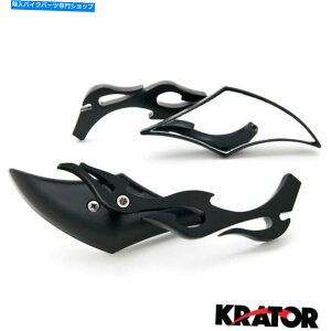 Mirror n[[_rbh\XL Sportster 1200JX^̂߂̃_Cĥ˂̍ Diamond Twist Black Mirrors For Harley Davidson XL Sportster 1200 Custom