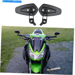Mirror I[goC7/8 "Kawasaki Ninja 300 650 250R 500R 650R̂߂̃ubNo[Gh~[ Motorcycle 7/8" Black Bar End Mirrors For Kawasaki Ninja 300 650 250R 500R 650R