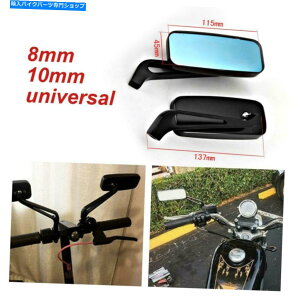 Mirror z_VhEGAt@gVT 600 750 1100p`wʋp~[ Rectangle Rear View Mirrors For Honda Shadow Aero Phantom VLX VT 600 750 1100