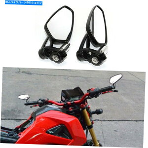 Mirror I[goC7/8 "z_O125 /t250 300 500č̃nho[Gh~[ Motorcycle 7/8" Handle Bar End Mirrors For Honda Grom 125 / Rebel 250 300 500 US