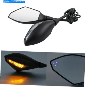 Mirror [fBbN~[̓z_CBR600RR 03-19̂߂̃^[̉]MNA܂03-19 CBR250R 11-16 15 Rearview Mirrors Clear LED Turn Signal For Honda CBR600RR 03-19 CBR250R 11-16 15