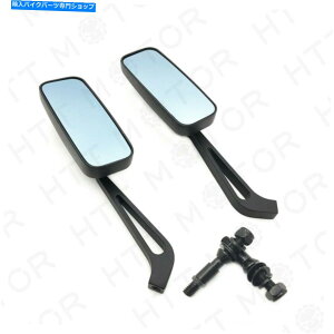 Mirror n[[\tg̃I[goC]Ԃ̂߂̐KX̃obN~[ Blue Glass Rearview Mirrors For Harley Softail Motorcycle Bikes Anti Glare
