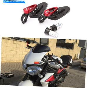 Mirror }CNC7/8 "Uo[Gh~[̂߂̃nhUCAtXg[gXs[hgv^CK[800 Motorcycle 7/8" Handle Bar End Mirrors For Triumph Street Speed Triple Tiger 800