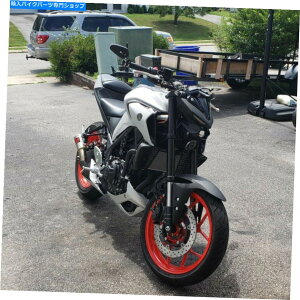 Mirror }nMT 03 MT-07 MT-09pI[goC7/8 "o[GhTCuTCh~[ubN Motorcycle 7/8" Bar End Rearview Side Mirrors Black For Yamaha MT 03 MT-07 MT-09