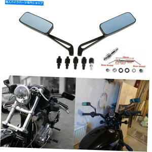 Mirror n[[_rbh\Xg[gOCh[hLOXyV̂߂̒`̃I[goC̃~[ Rectangle Motorcycle Mirrors For Harley Davidson Street Glide Road King Special