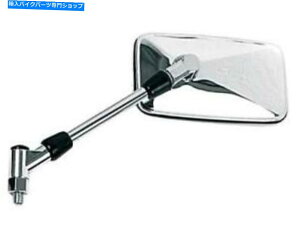 Mirror 1×N[XNGA~[10mmtBbeBOtBbeBOtBbgandit GSF1200 GSF600 GSF650 GSF1250 1 x Chrome Square Mirror 10mm Fitting fits Bandit GSF1200 GSF600 GSF650 GSF1250