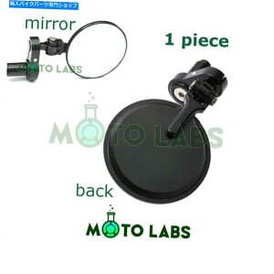 Mirror z_CB1000R CBR1000RR CBR600Fp1TChubNEh܂肽݃o[Gh~[ 1 Side Black Round Folding Bar End Mirror For Honda CB1000R CBR1000RR CBR600F