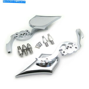 Mirror }nCX^[[hX^[V-STAR WARRIOR V-MAX VIRAGOXJu[h~[ For Yamaha Royal Star Road Star V-Star Warrior V-Max Virago Skull Blade Mirror